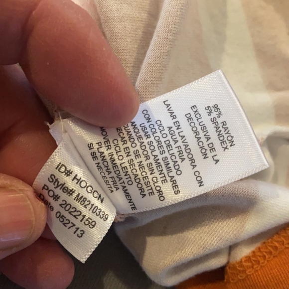 Anne Klein Top  L/XL Pink Animal Print Long Top vintage Shirt - Picture 7 of 8